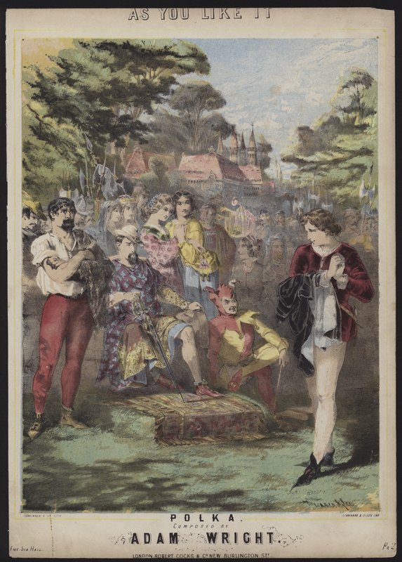 Som du vill, Polka, Adam Wright av Alfred Concanen