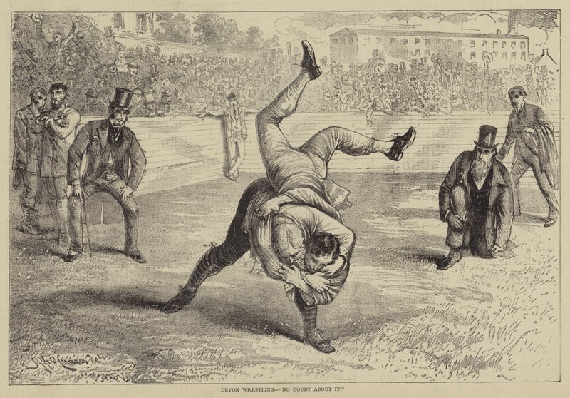 Devon Wrestling, ingen tvekan om det av Alfred Concanen