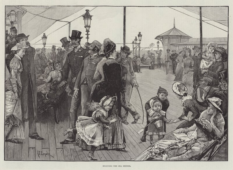 Njuter av havsbrisen av Alfred Edward Emslie