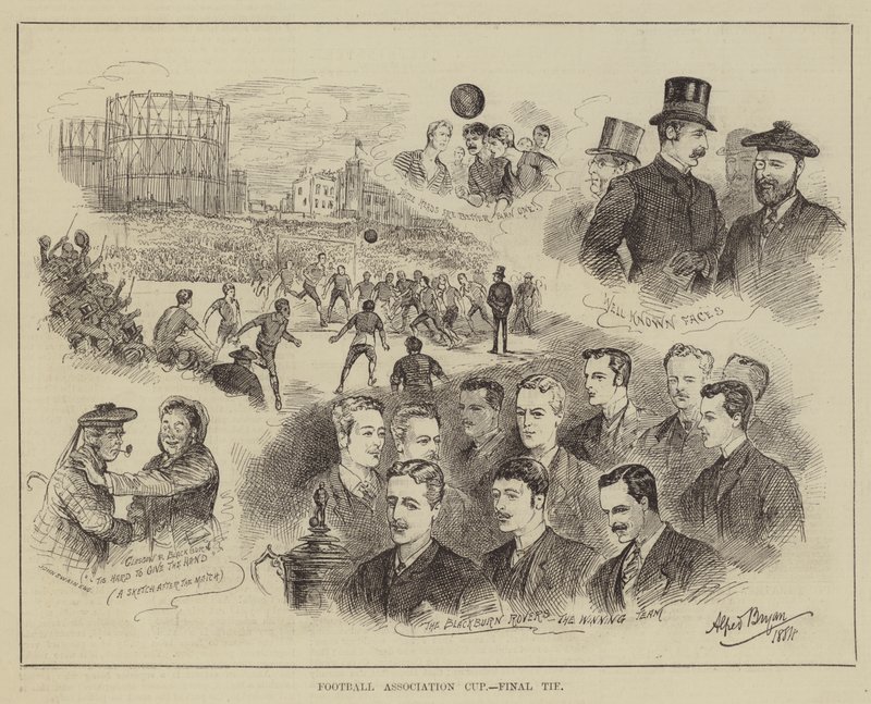 Football Association Cup, slutspel av Alfred Gish Bryan