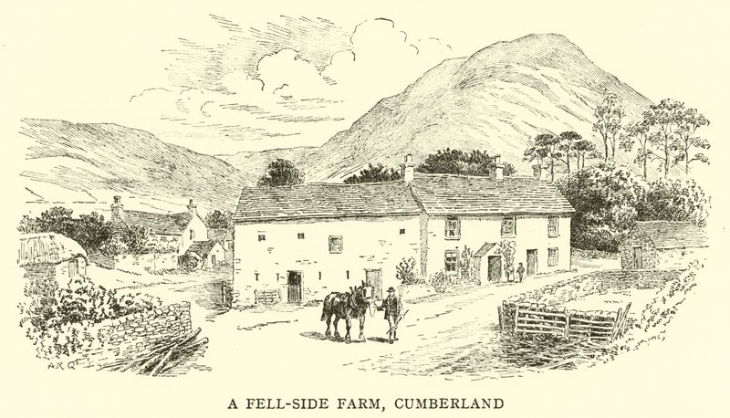 En gård på fjällsidan, Cumberland av Alfred Robert Quinton