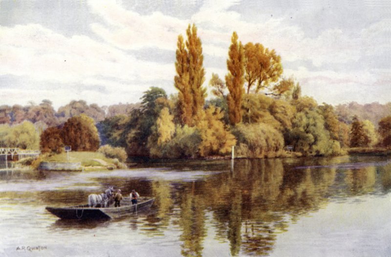 Cookham färja av Alfred Robert Quinton