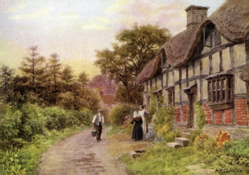 Kväll, Elmley Castle, Worcester av Alfred Robert Quinton