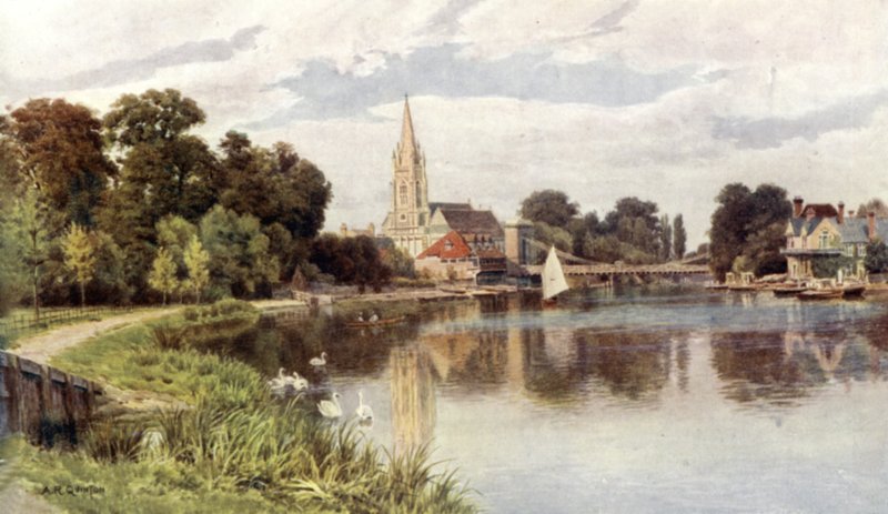 Marlow Bridge av Alfred Robert Quinton