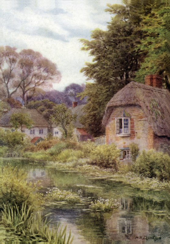 På Avon, vid sjön, nära Salisbury av Alfred Robert Quinton
