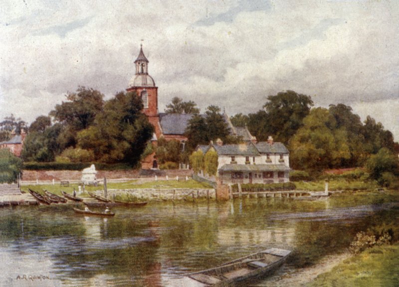 Sunbury kyrka av Alfred Robert Quinton