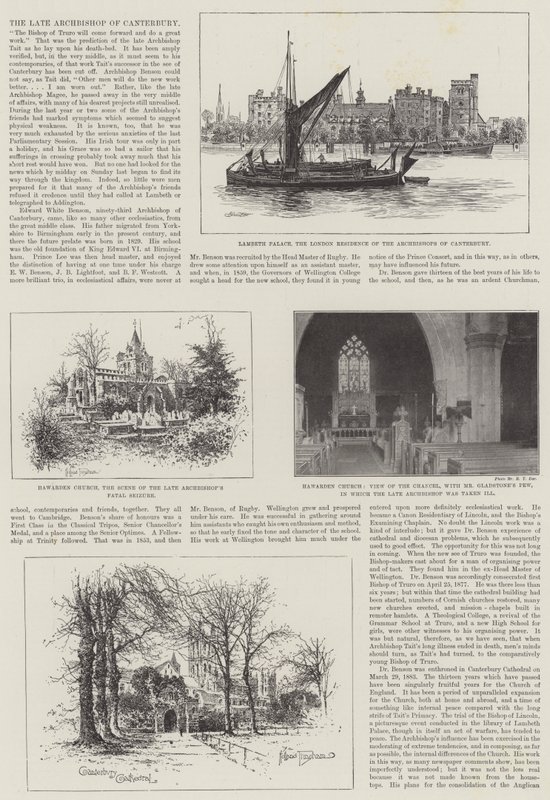 Den bortgångne ärkebiskopen av Canterbury av Alfred Robert Quinton
