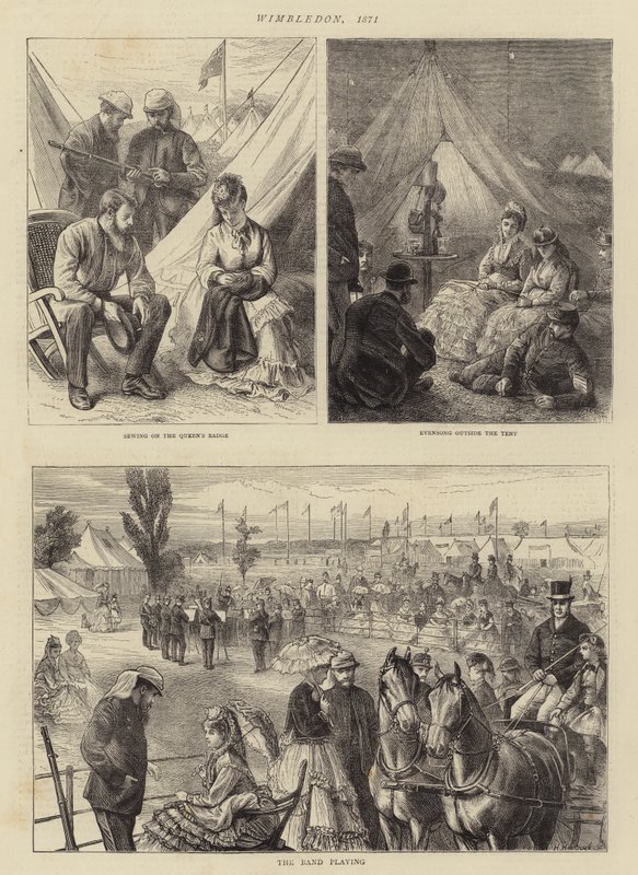 Wimbledon, 1871 av Alfred W. Cooper