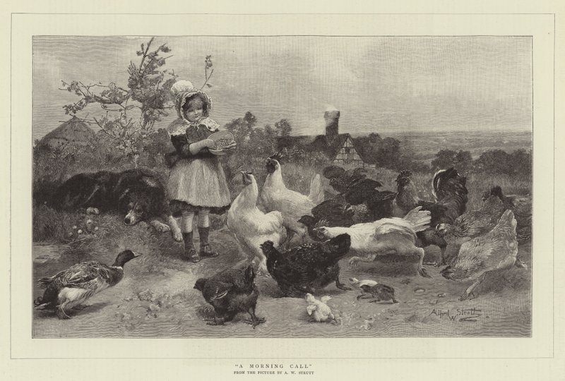 Ett morgonsamtal av William Strutt