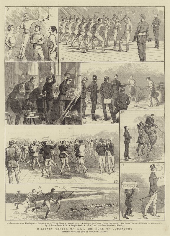 Militär karriär för HKH hertigen av Connaught av Alfred Chantrey Corbould