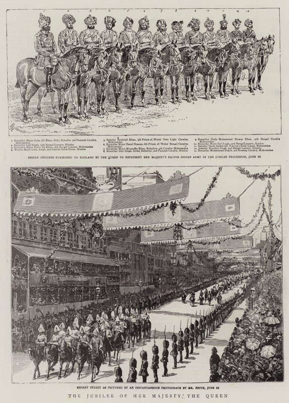 Hennes Majestät Drottningens jubileum av Alfred Chantrey Corbould