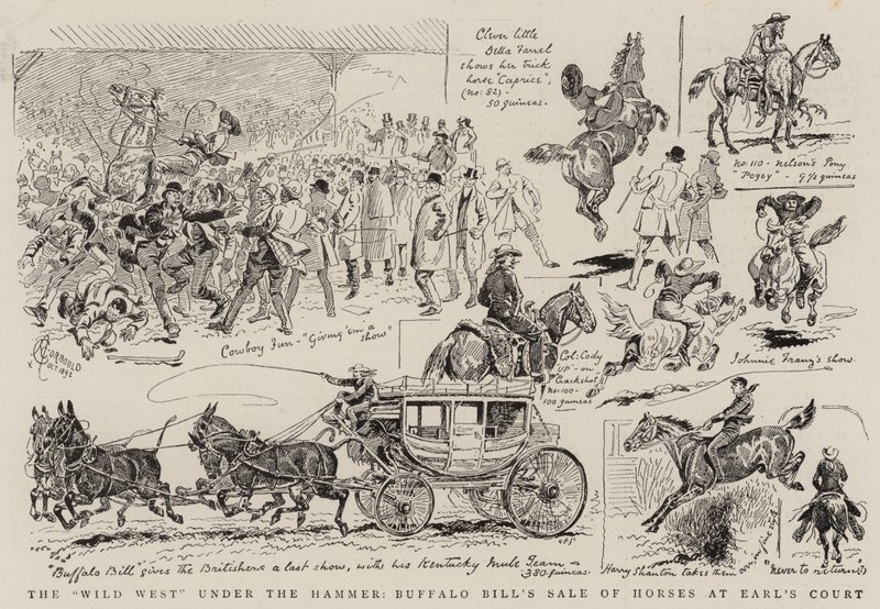 The Wild West under the Hammer, Buffalo Bills försäljning av hästar på Earl