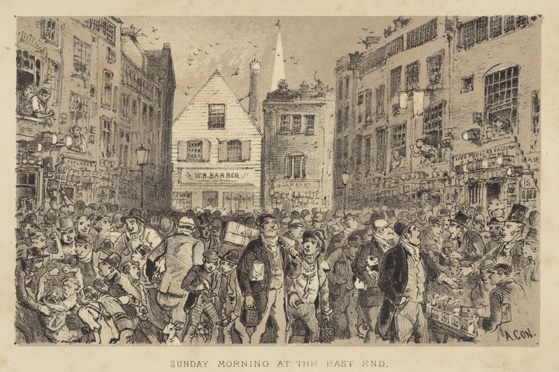 Söndag morgon på East End av Alfred Concanen