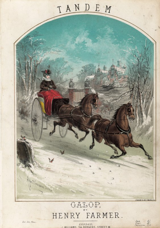 Tandem Galop av Alfred Concanen
