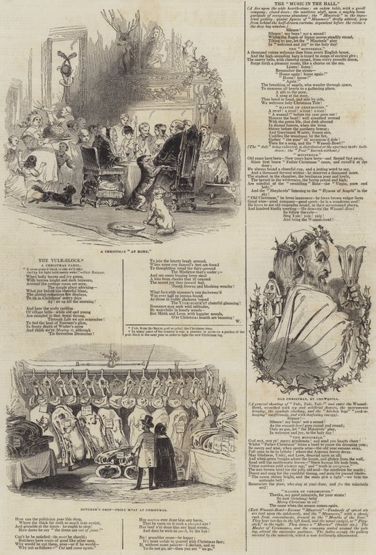 Julscener av Alfred Crowquill