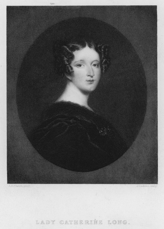 Lady Catherine Long (gravyr) av Alfred Edward (after) Chalon