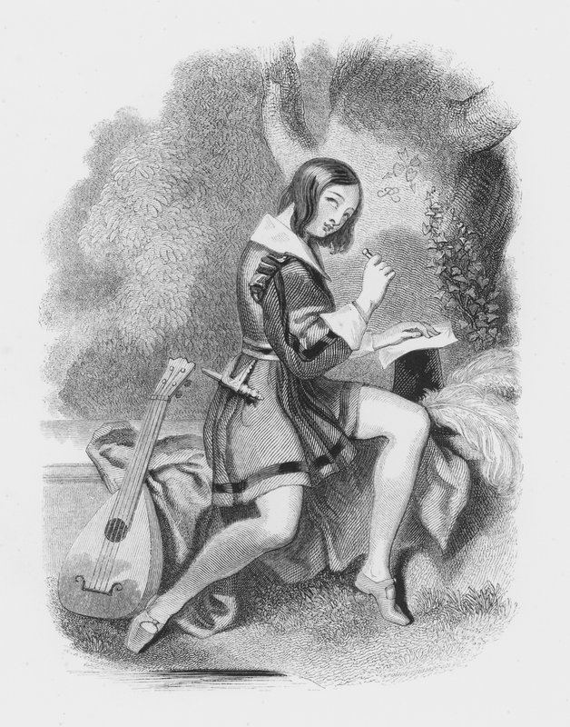 Shakespeare, av Alfred Edward Chalon