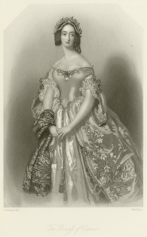 Prinsessan av Capua av Alfred Edward Chalon