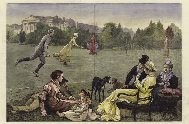 Lawn Tennis av Alfred Edward Emslie