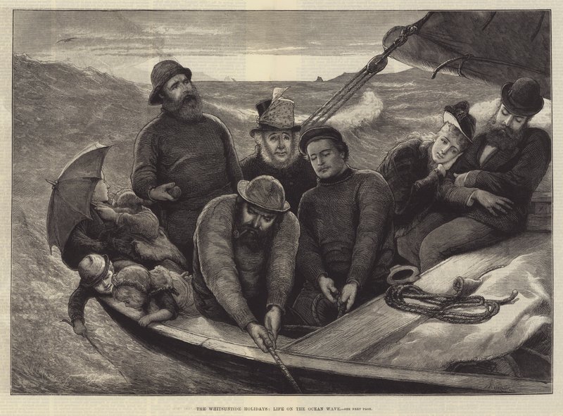 Pingsthelgen, Livet på havsvågen av Alfred Edward Emslie