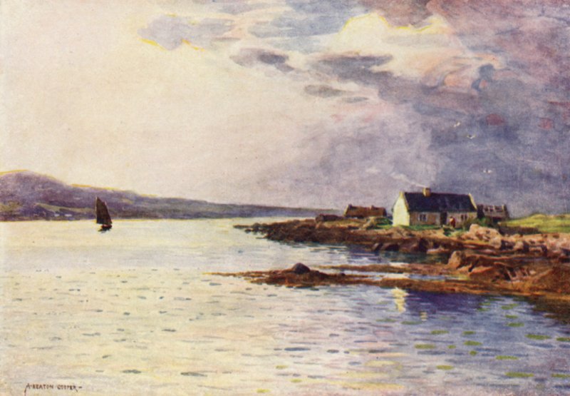 En kommande storm, Bertraghboy Bay av Alfred Heaton Cooper