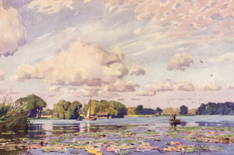 Barton Broad, Norfolk av Alfred Heaton Cooper