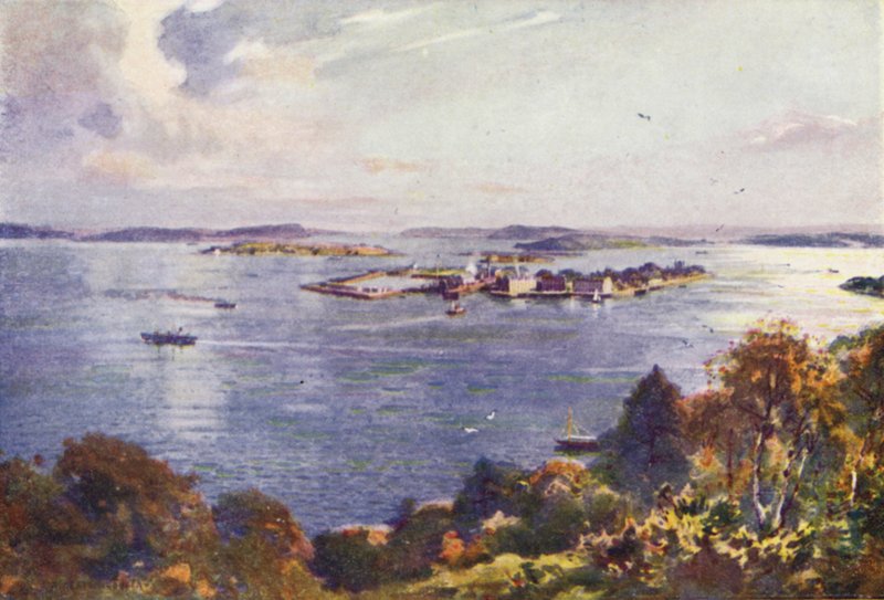 Cork hamn av Alfred Heaton Cooper