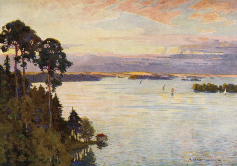 Öar i Östersjön, nära Stockholm av Alfred Heaton Cooper