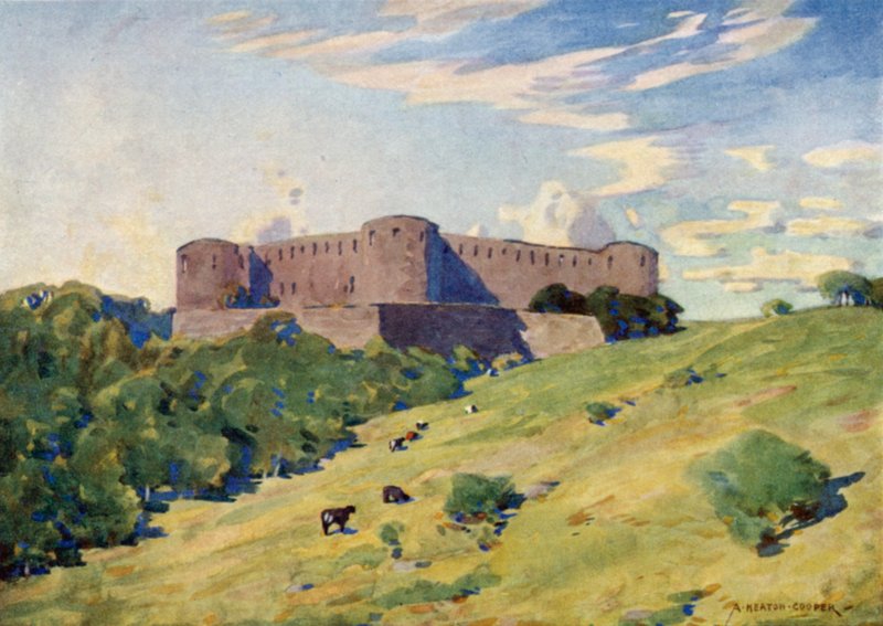 Ruinerna av Borgholms slott, Öland av Alfred Heaton Cooper