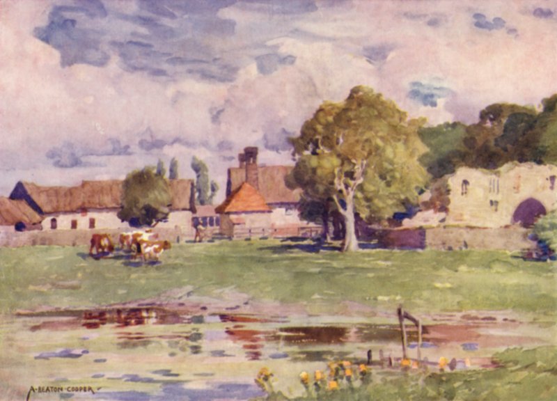 Abbey Farm, Thetford, Norfolk av Alfred Heaton Cooper