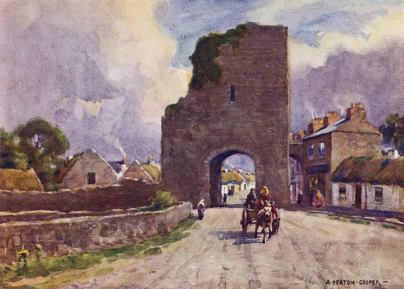 Den antika muromgärdade staden Athenry, County Galway av Alfred Heaton Cooper