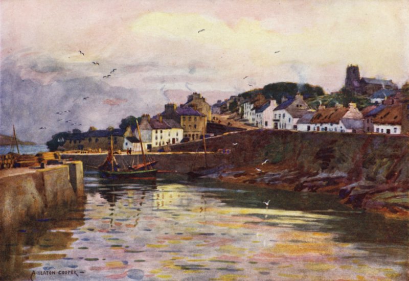Hamnen, Roundstone, County Galway av Alfred Heaton Cooper