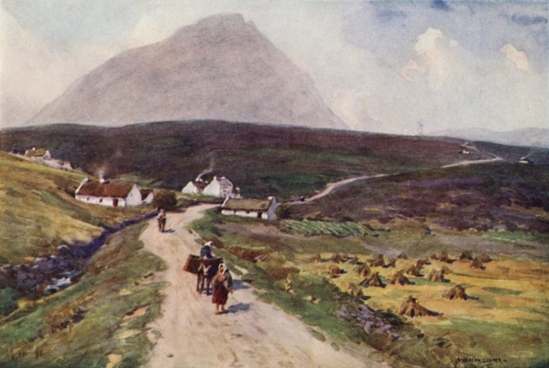 Vägen till Dugort, Achill Island av Alfred Heaton Cooper