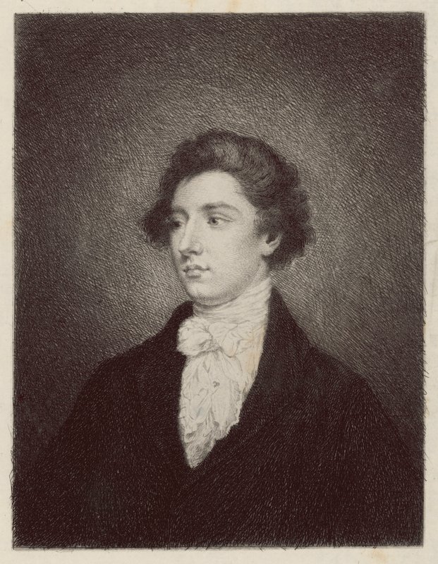 William Beckford, engelsk romanförfattare (etsning) av Alfred Holst Tourrier