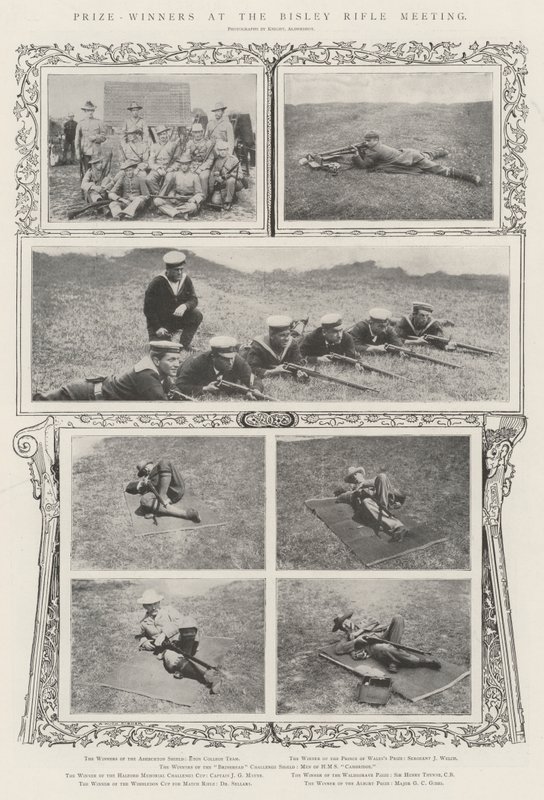 Pristagare vid Bisley Rifle Meeting av Alfred Hugh Fisher