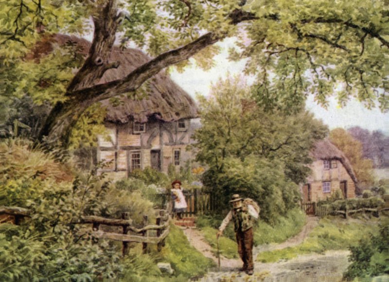 En bybana i Houghton, Sussex av Alfred Robert Quinton