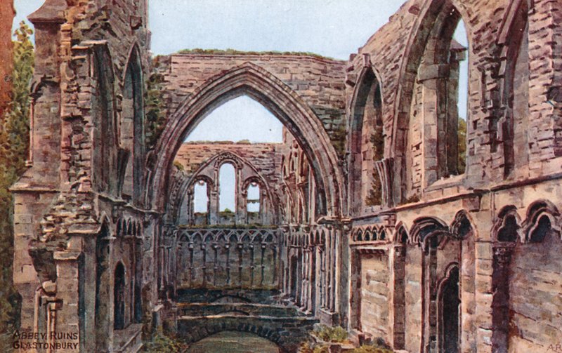 Klosterruiner, Glastonbury av Alfred Robert Quinton