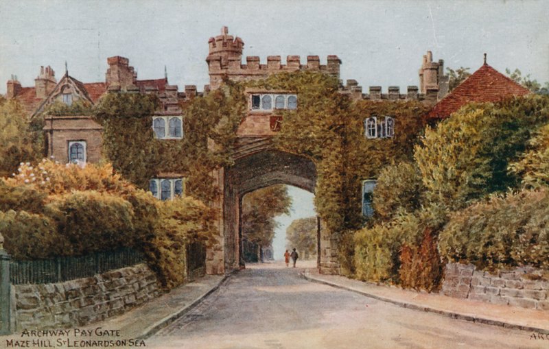 Archway Pay Gate, Maze Hill, St Leonards-on-Sea av Alfred Robert Quinton