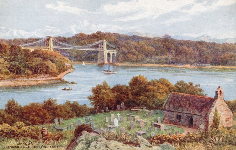 Bangor, Llandysilio-kyrkan, Anglesey av Alfred Robert Quinton