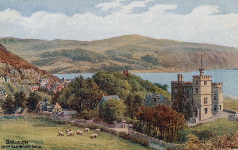 Barmouth. Från LLanaber Road av Alfred Robert Quinton
