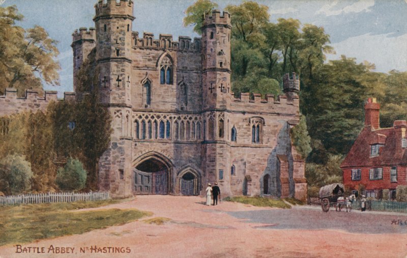Battle Abbey nära Hastings av Alfred Robert Quinton