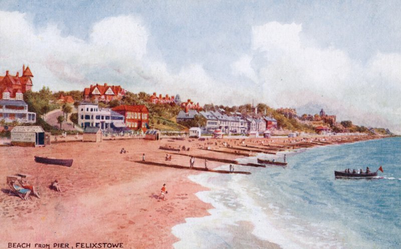 Strand från Pier, Felixstowe av Alfred Robert Quinton