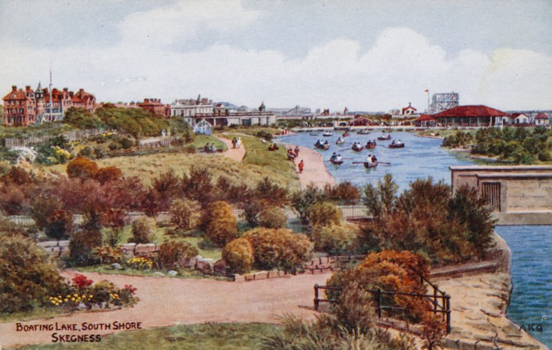 Båtsjö, South Shore, Skegness av Alfred Robert Quinton