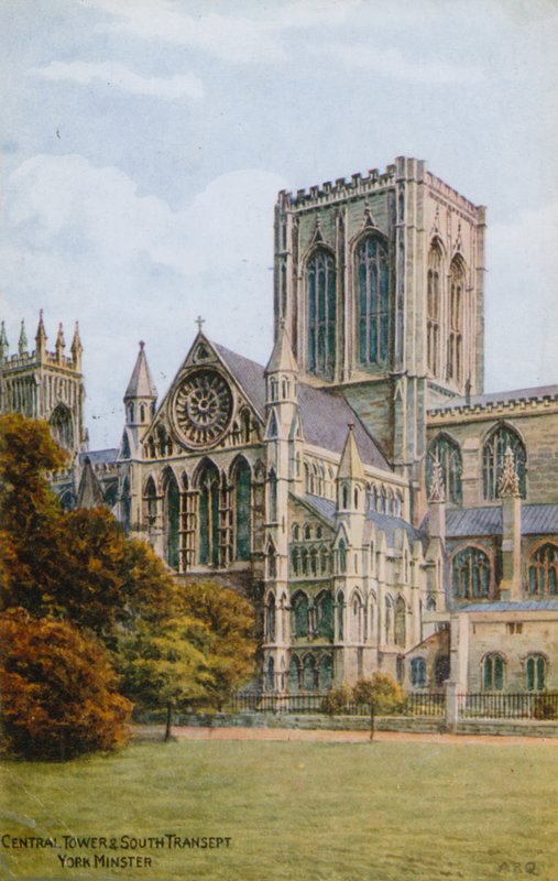 Centraltornet och södra tvärskeppet, York Minster av Alfred Robert Quinton