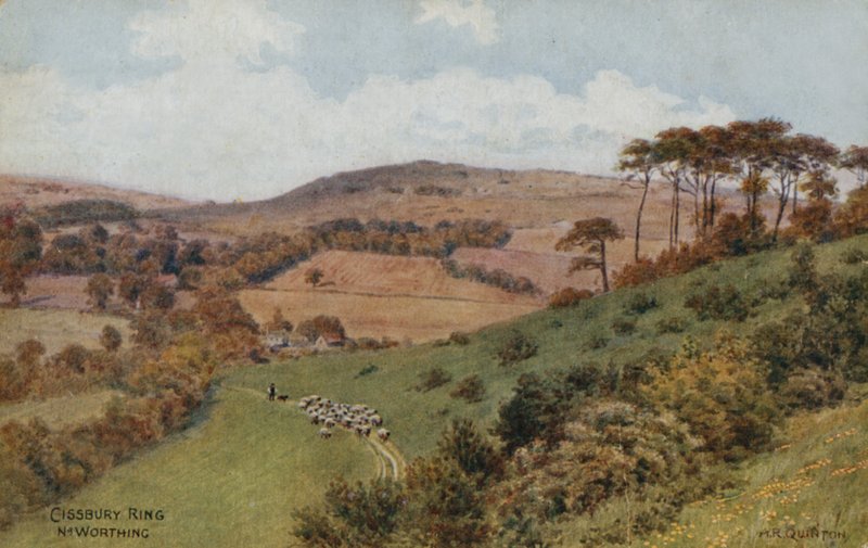 Cissbury Ring nära Worthing av Alfred Robert Quinton