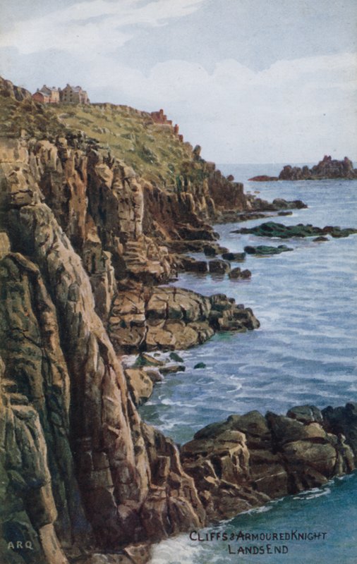 Klippor och pansarriddare, Lands End av Alfred Robert Quinton
