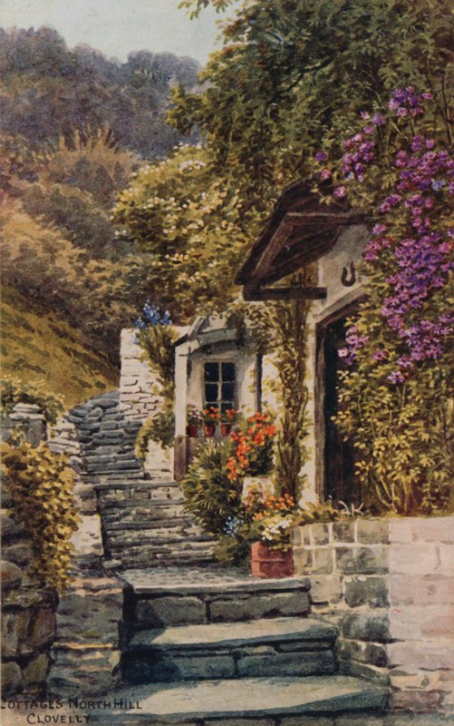 Stugor, North Hill, Clovelly av Alfred Robert Quinton