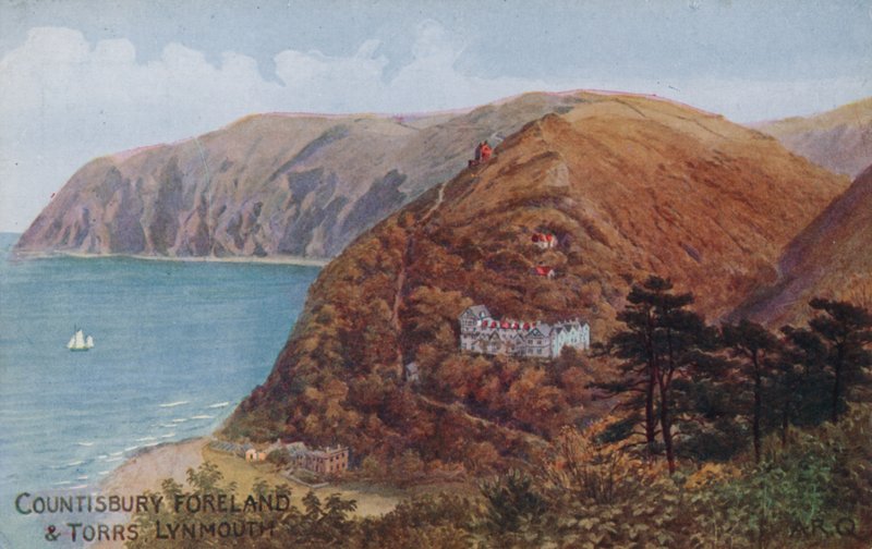 Countisbury Foreland och Torrs, Lynmouth, Devon av Alfred Robert Quinton
