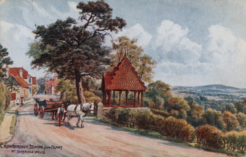 Crowborough Beacon från Frant, Tunbridge Wells av Alfred Robert Quinton
