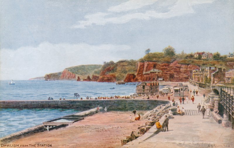 Dawlish, från stationen av Alfred Robert Quinton